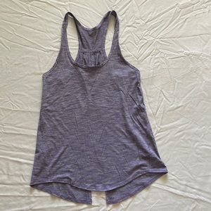 Lululemon Tank Top with vented back and swing bottom of back, size 2.